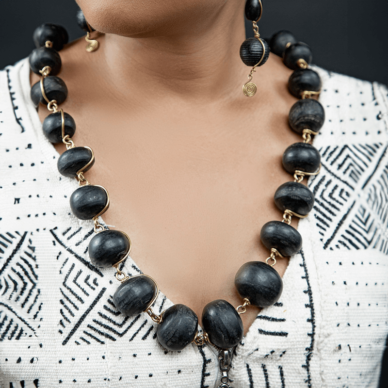 Royal Black Necklace